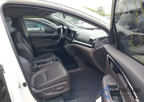 2018 Honda Odyssey Elite z USA, uszkodzony, nr VIN 5FNRL6H94JB008108